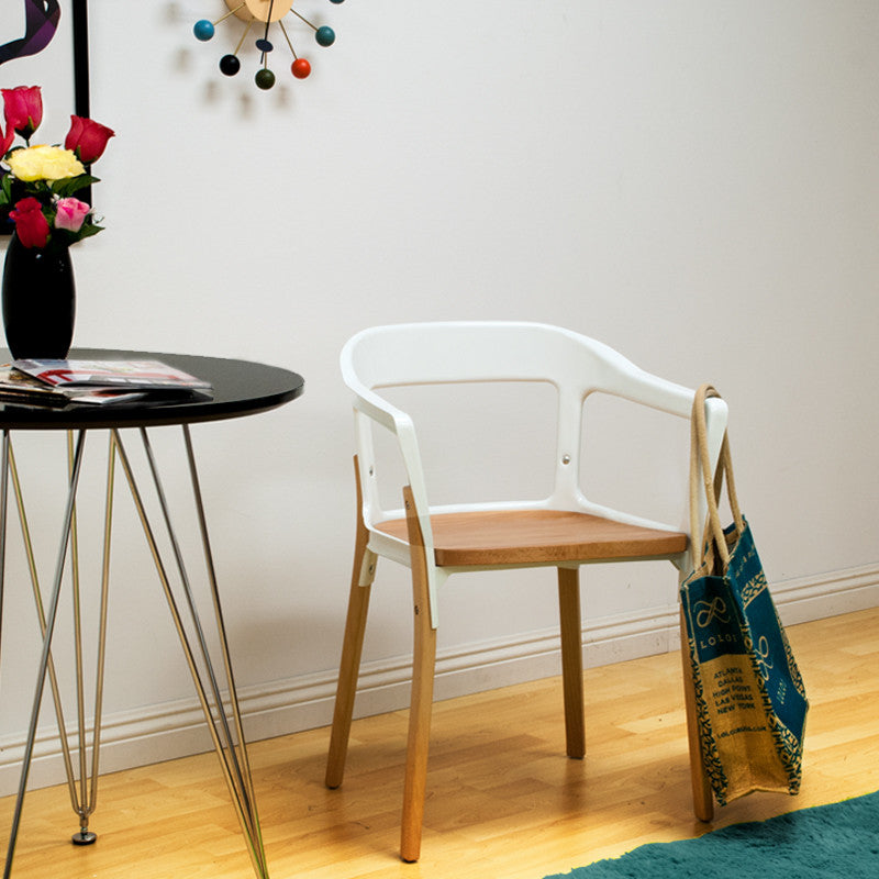 Jaslyn Wood and Steel Dining Chair - living-essentials