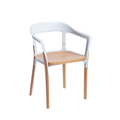 Jaslyn Wood and Steel Dining Chair - living-essentials
