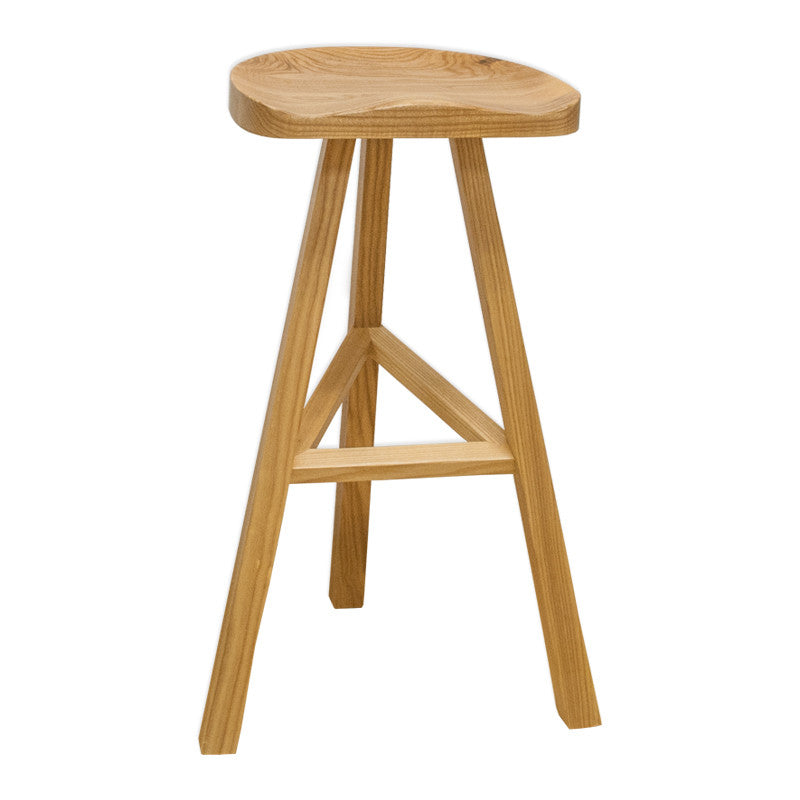 Hemali Wood Counter Stool - living-essentials