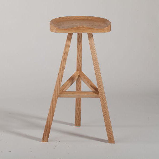 Hemali Wood Counter Stool - living-essentials