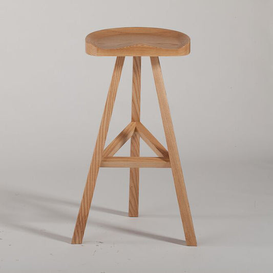 Hemali Wood Counter Stool - living-essentials