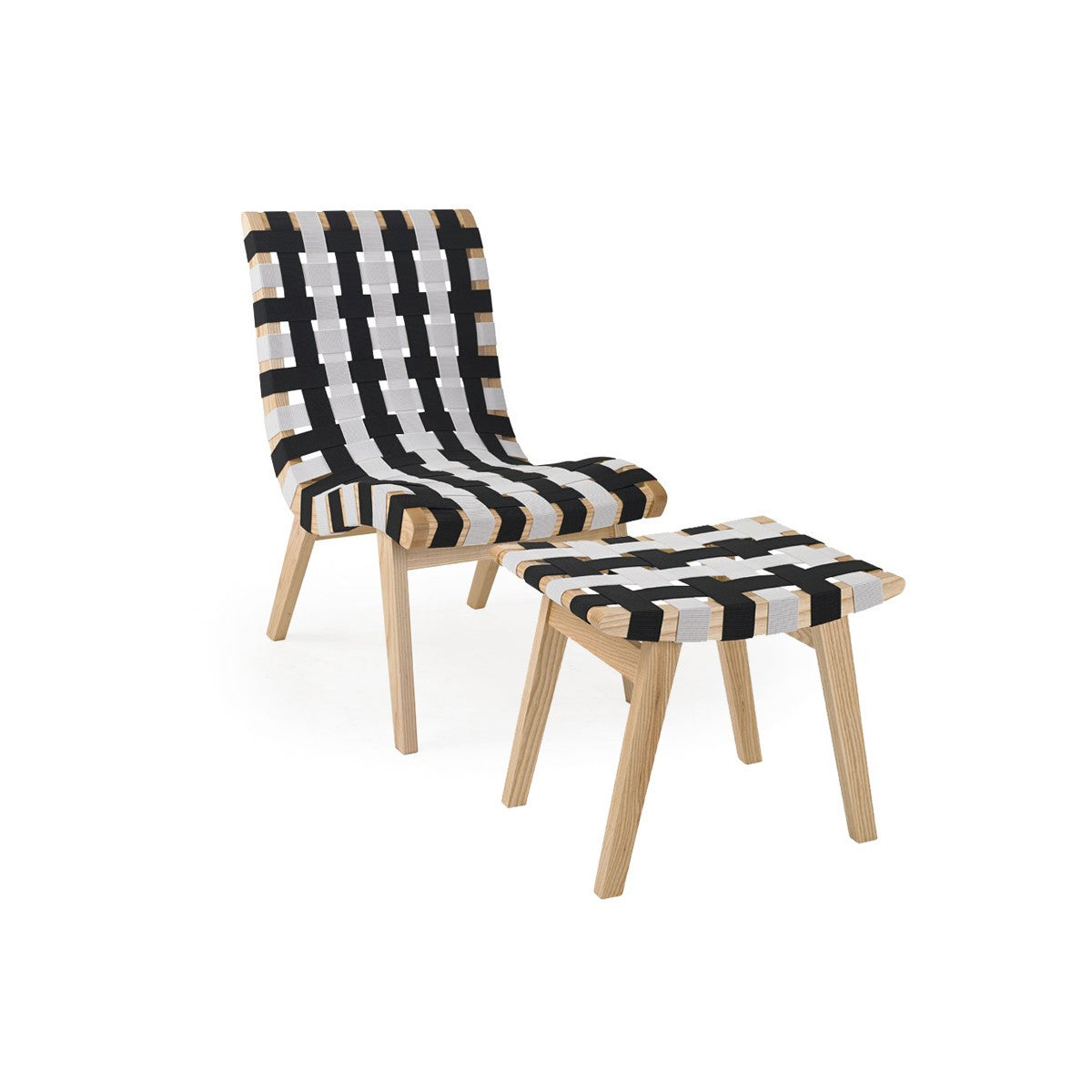 Jens Risom Style Lounge Chair & Ottoman - living-essentials