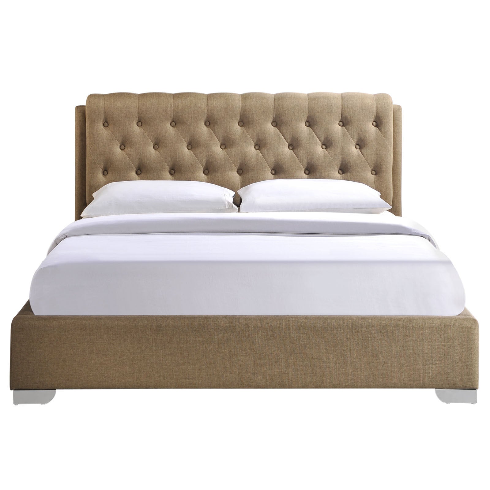 Amy Queen Fabric Bedframe - living-essentials