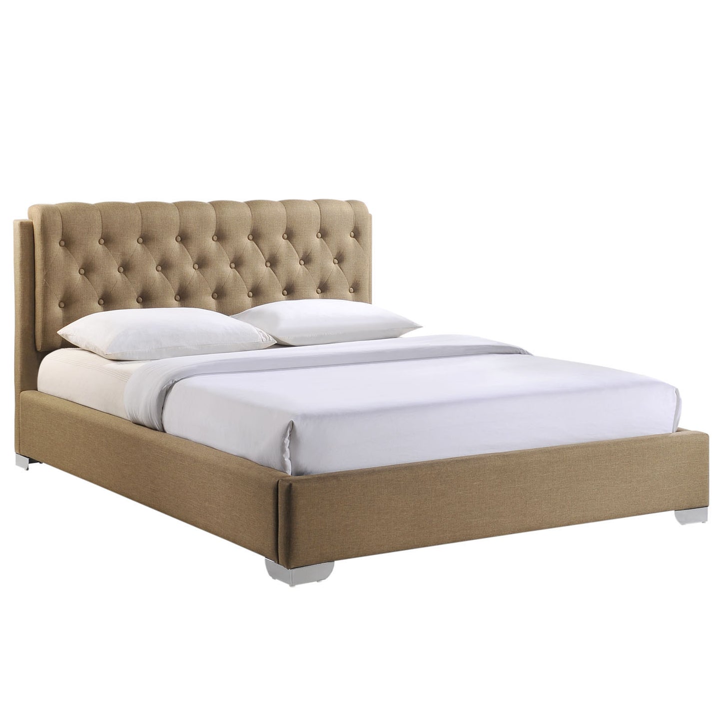 Amy Queen Fabric Bedframe - living-essentials