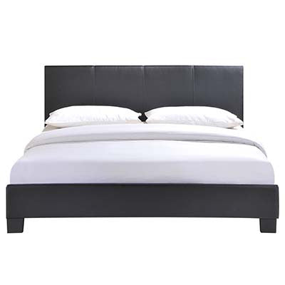 Suitabling Queen Leather Bed Frame - living-essentials
