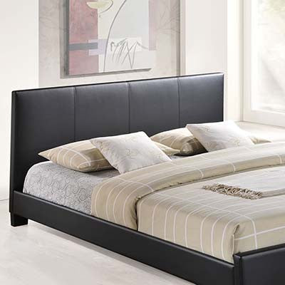 Suitabling Queen Leather Bed Frame - living-essentials