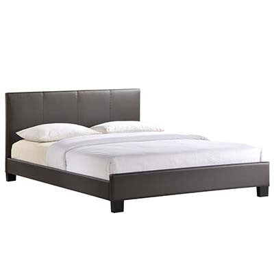 Suitabling Queen Leather Bed Frame - living-essentials