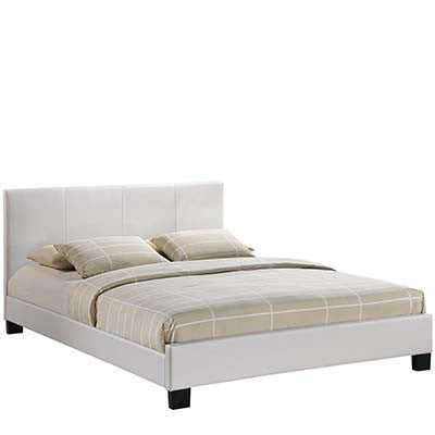 Suitabling Queen Leather Bed Frame - living-essentials