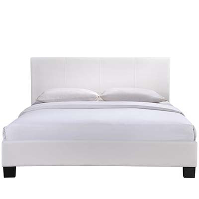 Suitabling Queen Leather Bed Frame - living-essentials