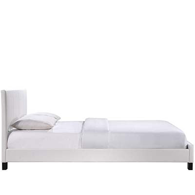Suitabling Queen Leather Bed Frame - living-essentials
