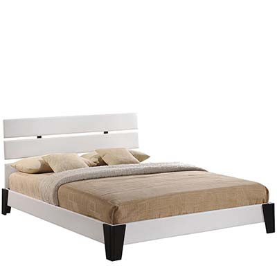 Kronwood Queen Vinyl Bed Frame - living-essentials