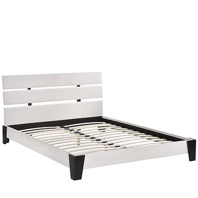 Kronwood Queen Vinyl Bed Frame - living-essentials