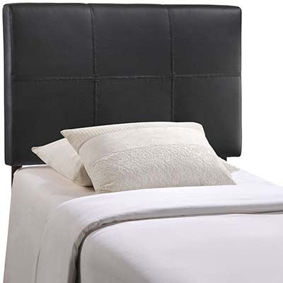 Quadrangle Twin Vinyl Headboard - living-essentials