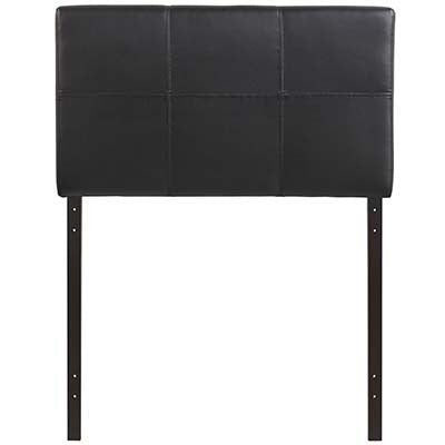 Quadrangle Twin Vinyl Headboard - living-essentials