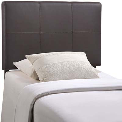 Quadrangle Twin Vinyl Headboard - living-essentials
