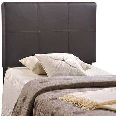 Quadrangle Twin Vinyl Headboard - living-essentials
