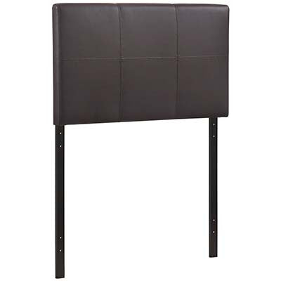 Quadrangle Twin Vinyl Headboard - living-essentials