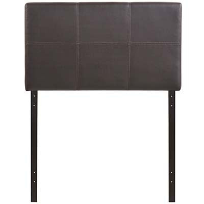 Quadrangle Twin Vinyl Headboard - living-essentials