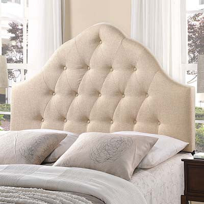 Interestaura Queen Fabric Headboard - living-essentials
