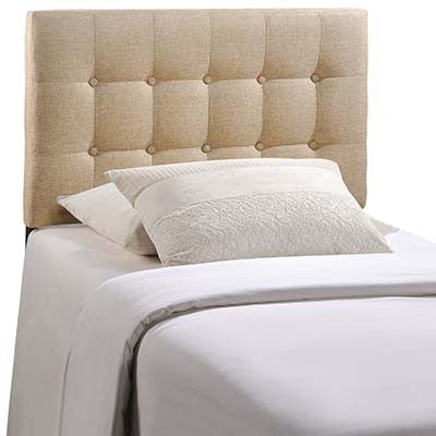 Willow Twin Fabric Headboard - living-essentials
