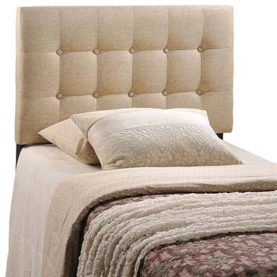 Willow Twin Fabric Headboard - living-essentials