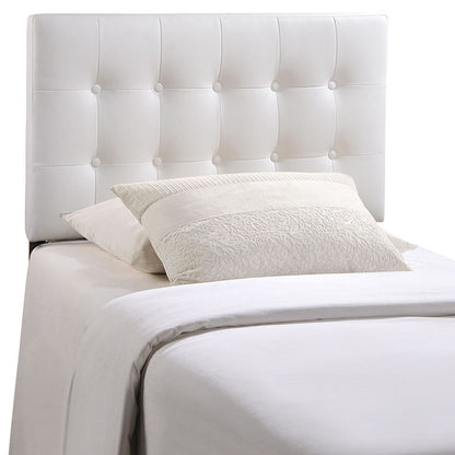 Willow Twin Fabric Headboard - living-essentials
