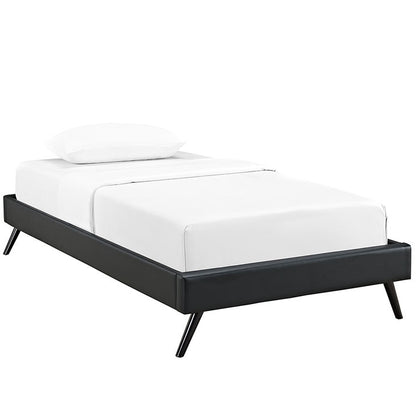 Troy Mid Century Twin Vinyl Bed Frame - living-essentials