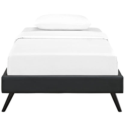 Troy Mid Century Twin Vinyl Bed Frame - living-essentials