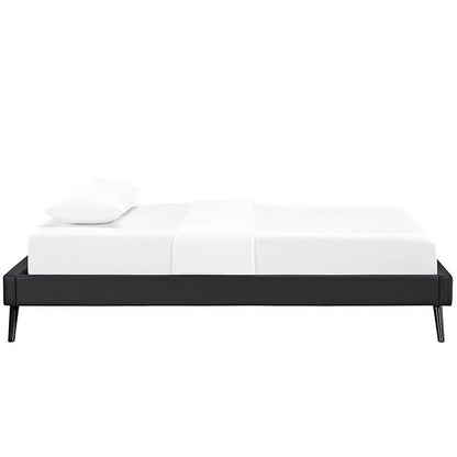 Troy Mid Century Twin Vinyl Bed Frame - living-essentials