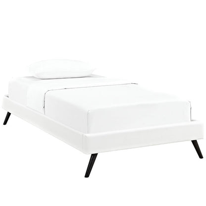 Troy Mid Century Twin Vinyl Bed Frame - living-essentials