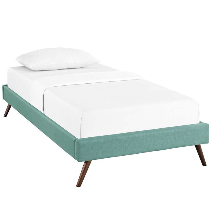 Troy Twin Fabric Bed Frame - living-essentials