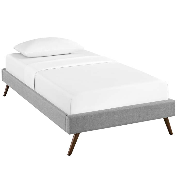 Troy Twin Fabric Bed Frame - living-essentials