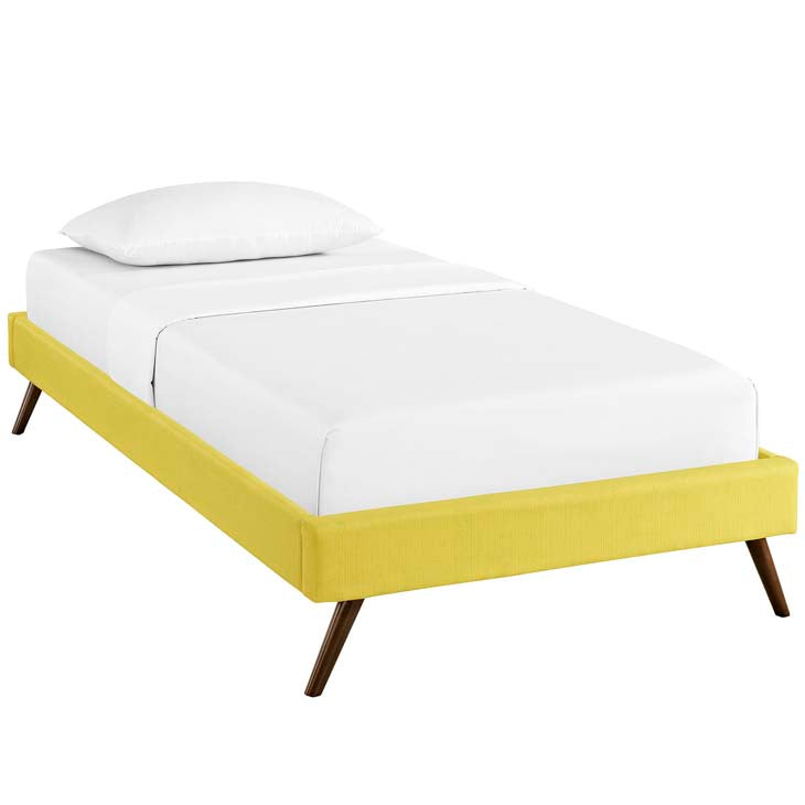 Troy Twin Fabric Bed Frame - living-essentials