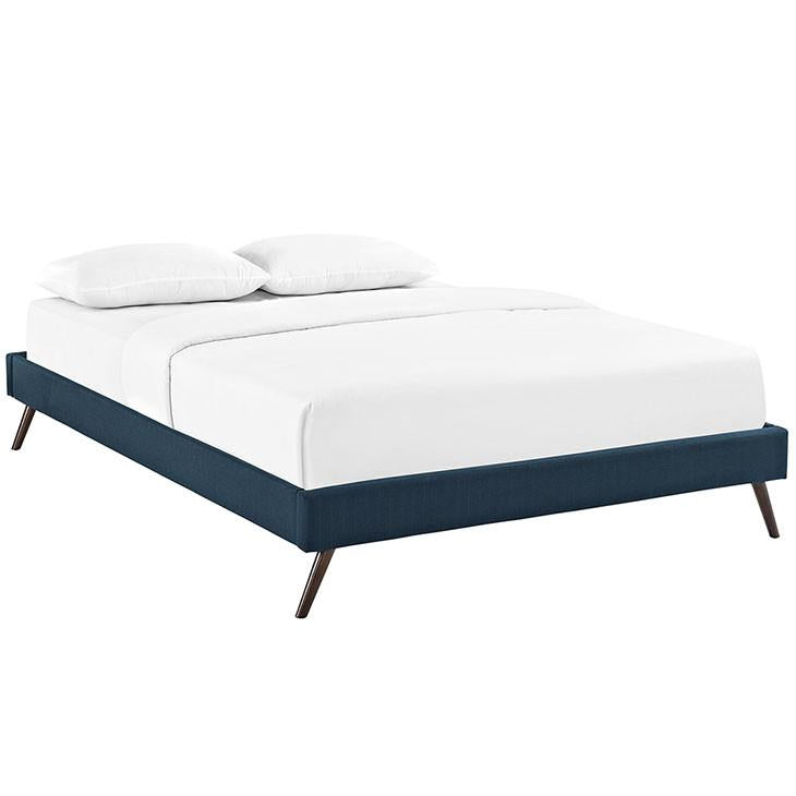 Troy Mid Century Full Fabric Bed Frame - living-essentials
