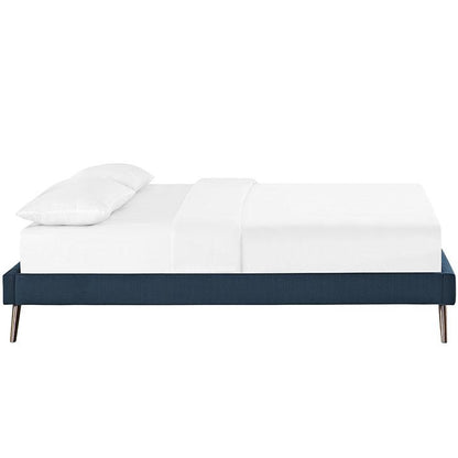 Troy Mid Century Full Fabric Bed Frame - living-essentials