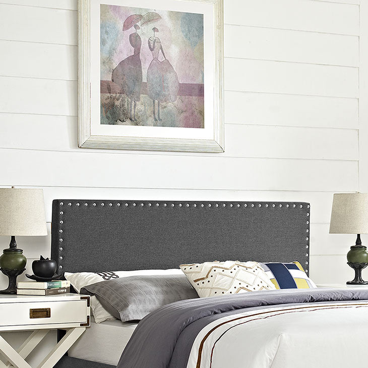 Lisa Queen Fabric Headboard - living-essentials