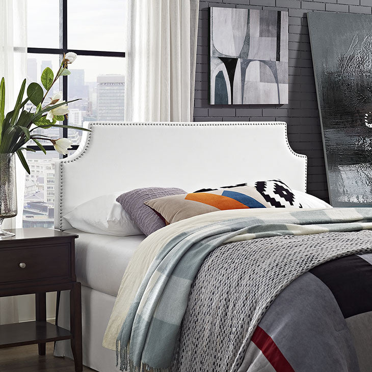 Lauren Queen Vinyl Headboard - living-essentials