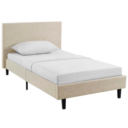 Emma Twin Fabric Bed Frame - living-essentials