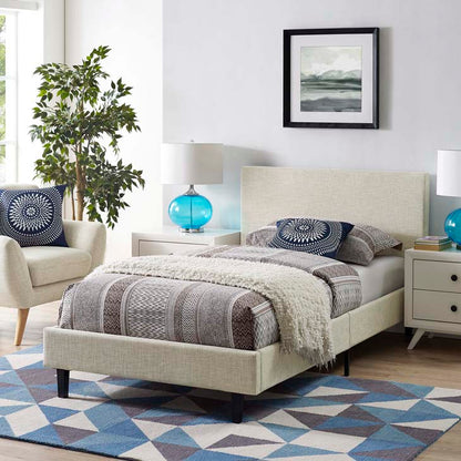 Emma Twin Fabric Bed Frame - living-essentials