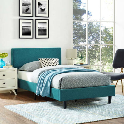 Emma Twin Fabric Bed Frame - living-essentials