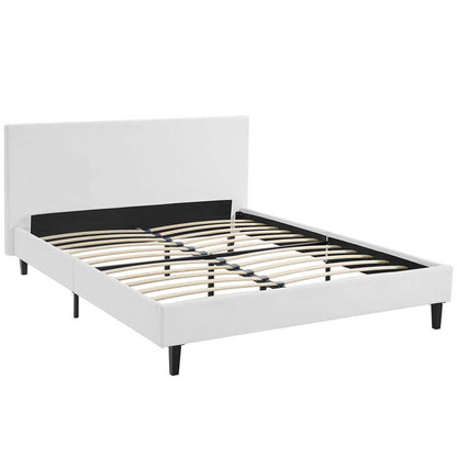Emma Full Vinyl Bed Frame - living-essentials