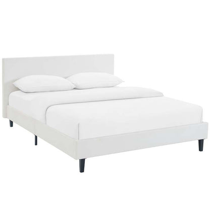 Emma Full Vinyl Bed Frame - living-essentials
