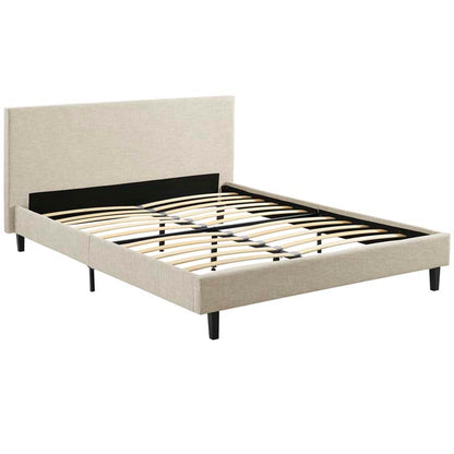 Emma Queen Fabric Bed Frame - living-essentials