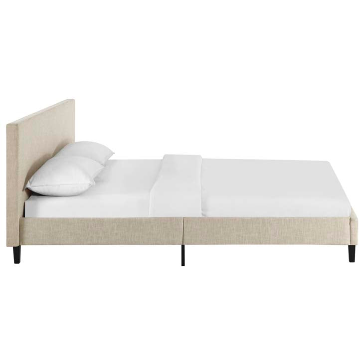 Emma Queen Fabric Bed Frame - living-essentials