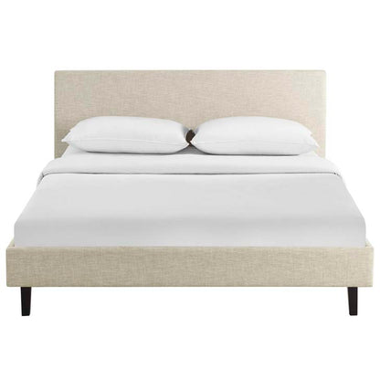 Emma Queen Fabric Bed Frame - living-essentials