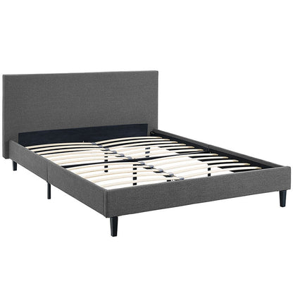 Emma Queen Fabric Bed Frame - living-essentials