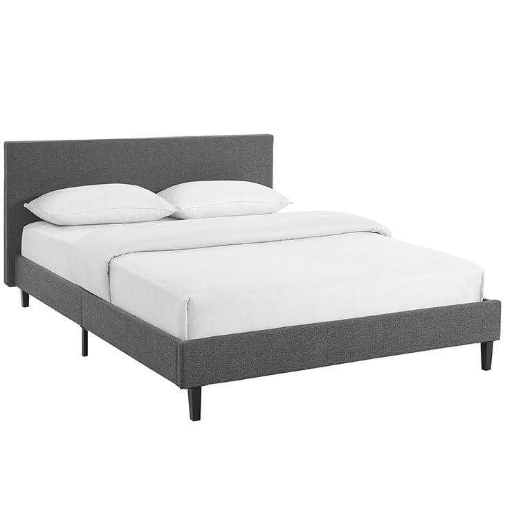 Emma Queen Fabric Bed Frame - living-essentials