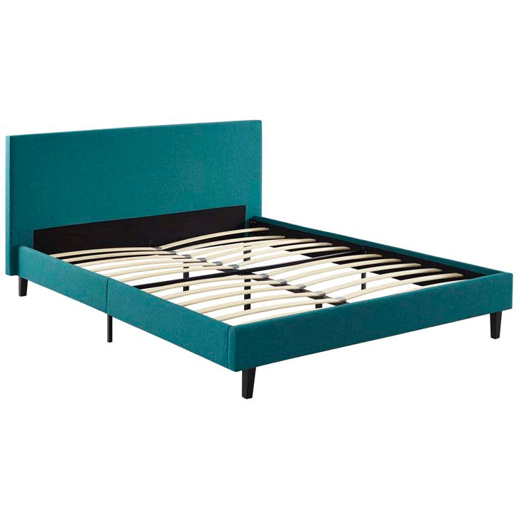 Emma Queen Fabric Bed Frame - living-essentials