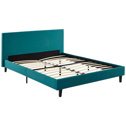 Emma Queen Fabric Bed Frame - living-essentials