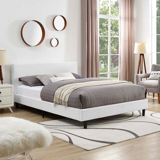 Emma Queen Fabric Bed Frame - living-essentials